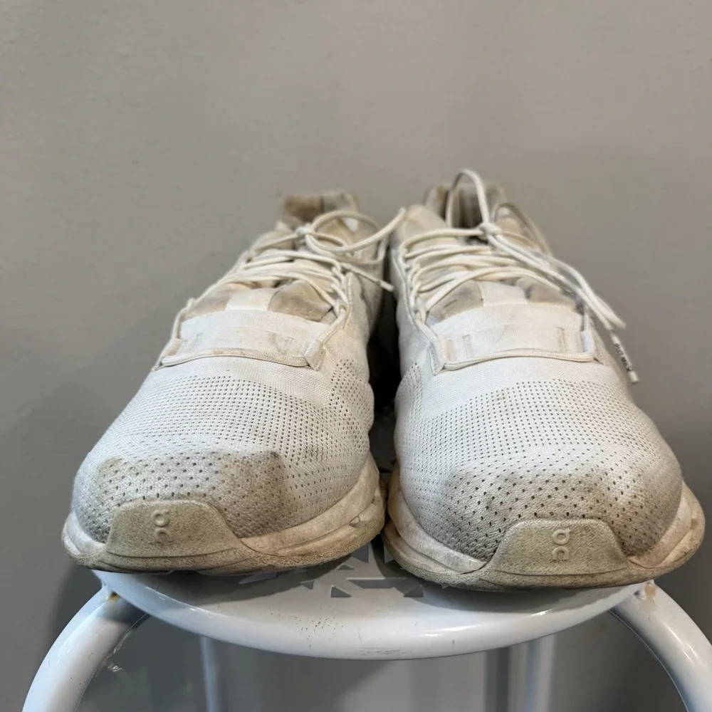 On Cloud Cloudnova Triple White Cloudtec Running Shoes 26.99115 Men's Size 13